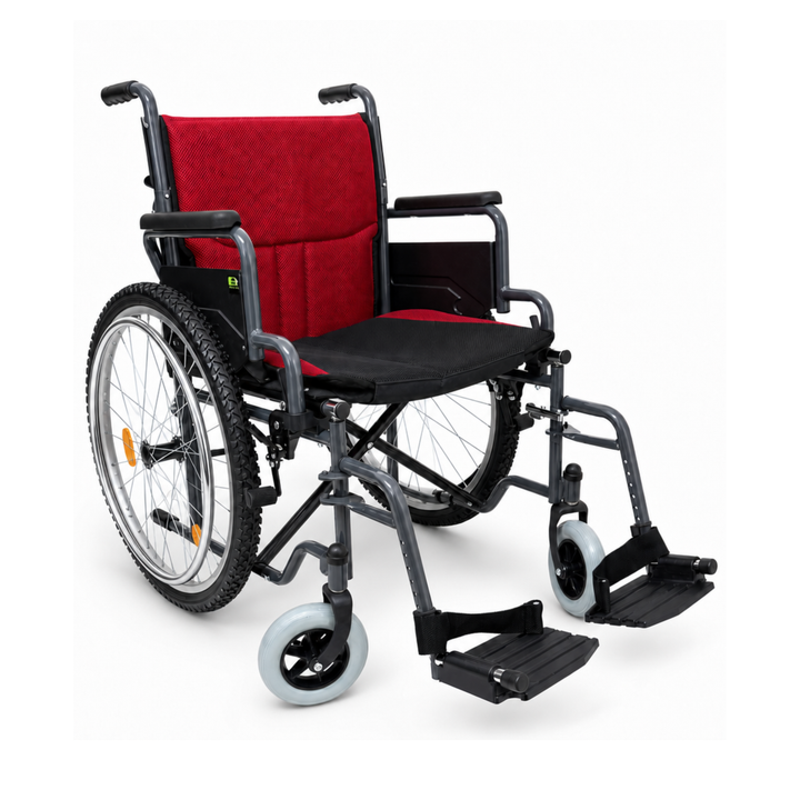 Silla De Ruedas Todo Terreno Esmaltada 19" Acero